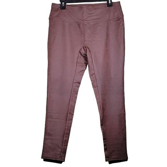 All Worthy Hunter McGrady The Ultimate Faux Leather Legging Sz L - Picture 1 of 9